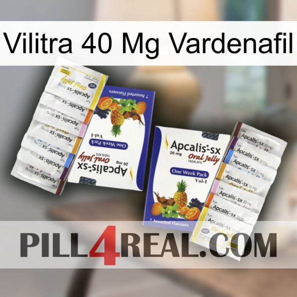 Vilitra 40Mg Vardenafil 12